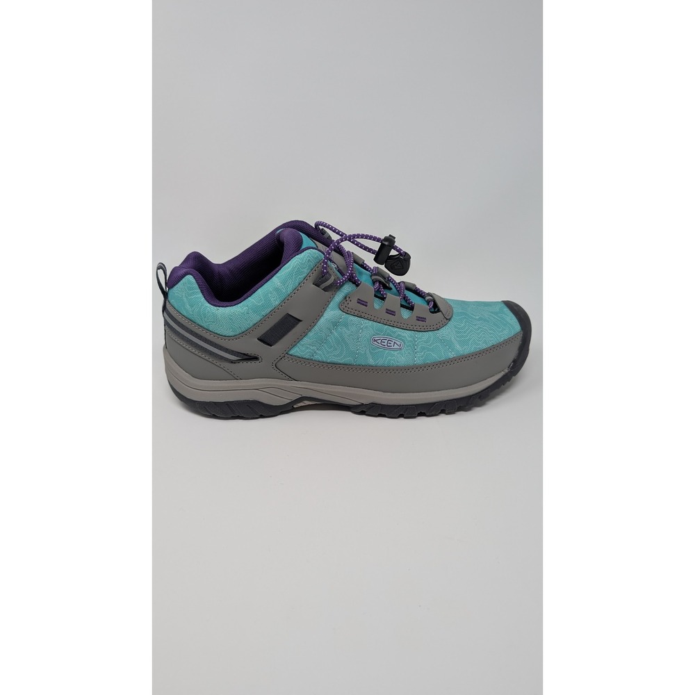 KEEN Kids Aqua Turquoise Purple Waterproof Targhee Hiking Shoes Size 7‎
